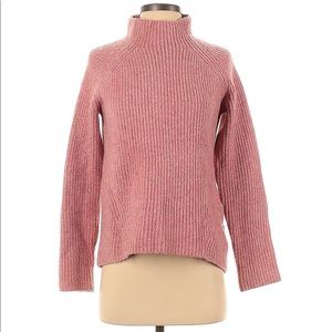 Madewell Pink Pullover Turtleneck Sweater (sz S)
